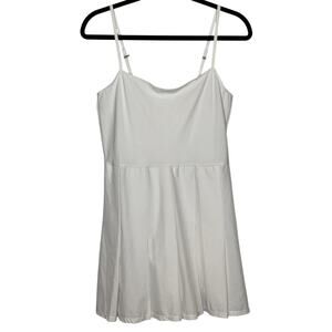 Abercrombie and Fitch White Pleated Skirt‎ Tennis Dress Size Small Tall